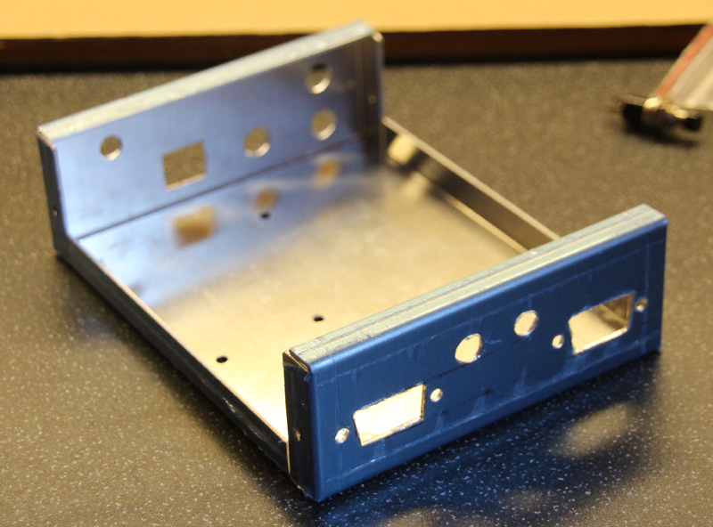 Prepared aluminium chassis